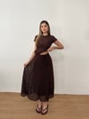 Dantel Desenli Modern Takım - Astarlı Etek ve Transparan Üst1