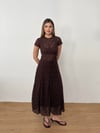 Dantel Desenli Modern Takım - Astarlı Etek ve Transparan Üst1