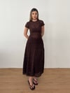 Dantel Desenli Modern Takım - Astarlı Etek ve Transparan Üst1