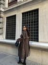 PREMİUM LEOPAR DESENLİ TRENÇKOT