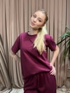 PREMİUM MODAL TAKIM ALT ÜST BORDO