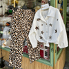 Pantolon Leopar Gömlek Takım