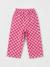 Pembe Damalı Baloon Jean