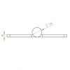 100 x 80 x 4mm Paslanmaz Kapı Menteşesi 