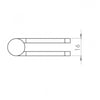 120 x 90 x 4mm Paslanmaz Kapı Menteşesi 