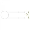 62 x 76 x 2.5mm Paslanmaz Kapı Menteşesi 