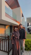 BEİZA MODEL HİBİSCUS ABAYA ŞAL TAKIM --Abaya