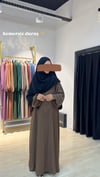 Hale Model Kahve – Ümran Özbek Collection--Elbise
