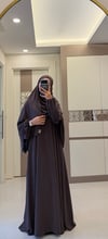 HİBİSKUS HİRA MODEL ŞALLI TAKIM--Ferace