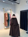 HİRA Model – ACI KAHVE | Mısır Medine İpeği Şıklığı--Elbise