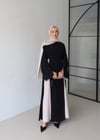 YENİ 4 PARÇA ABAYA TAKIM--Abaya