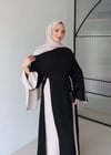 YENİ 4 PARÇA ABAYA TAKIM--Abaya