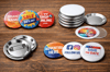 25mm Buton Rozet Baskılı