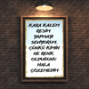 30x20 cm Kara Kalem Resim Yapmayı Seviyorum
