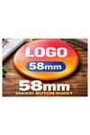58mm Buton Rozet Baskılı