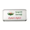 6x3,2 cm Düz Yaka İsimliği