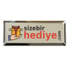7.5x2.3 cm Düz Yaka İsimliği