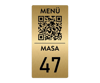 QR MENÜ NUMARALI DİKEY