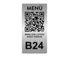 QR MENÜ NUMARALI DİKEY YAZILI