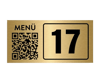 QR MENÜ NUMARALI YATAY