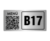 QR MENÜ NUMARALI YATAY