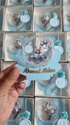 Mavi Balon Ayıcık Araba Figürlü Midye Küre