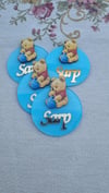 Winnie The Pooh Figürlü Şeffaf Pleksi Magnet