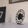 Alfams ALF2031 Modern Masaüstü Metal Saat – 16 cm Sessiz Mekanizmalı Dekoratif Saat