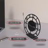 Alfams ALF2031 Modern Masaüstü Metal Saat – 16 cm Sessiz Mekanizmalı Dekoratif Saat
