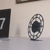 Alfams ALF2031 Modern Masaüstü Metal Saat – 16 cm Sessiz Mekanizmalı Dekoratif Saat