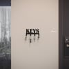 Alfams Keys Metal Anahtar Askılığı - 14x8 cm 4 Kancalı Antre Askısı