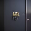 Alfams Keys Metal Anahtar Askılığı - 14x8 cm 4 Kancalı Antre Askısı