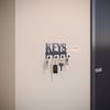 Alfams Keys Metal Anahtar Askılığı - 14x8 cm 4 Kancalı Antre Askısı