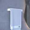 Alfams Metal Çok Amaçlı Yapışkanlı Kağıt Havlu ve Banyo Havlu Askısı (30 cm)