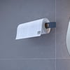 Alfams Metal Çok Amaçlı Yapışkanlı Kağıt Havlu ve Banyo Havlu Askısı (30 cm)