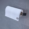 Alfams Metal Çok Amaçlı Yapışkanlı Kağıt Havlu ve Banyo Havlu Askısı (30 cm)