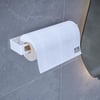 Alfams Metal Çok Amaçlı Yapışkanlı Kağıt Havlu ve Banyo Havlu Askısı (30 cm)