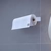 Alfams Metal Çok Amaçlı Yapışkanlı Kağıt Havlu ve Banyo Havlu Askısı (30 cm)