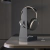 Alfams Metal Kulaklık Standı Hazneli – Akıllı Saat ve Aksesuar Organizer