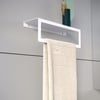 Alfams Metal Raflı Havlu Tutacağı – 30 cm Modern Banyo ve Mutfak Düzenleyici Raf