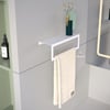 Alfams Metal Raflı Havlu Tutacağı – 30 cm Modern Banyo ve Mutfak Düzenleyici Raf