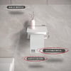 Alfams Metal Raflı Tuvalet Kağıtlığı – Telefon ve Aksesuar Raflı Modern WC Kağıtlık ve Düzenleyici