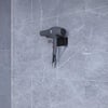 Alfams Metal Saç Kurutma Makinesi Tutacağı – Banyo Lavabo Fön Makinesi Askısı, Ultra Güçlü Yapışkanlı