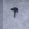 Alfams Metal Saç Kurutma Makinesi Tutacağı – Banyo Lavabo Fön Makinesi Askısı, Ultra Güçlü Yapışkanlı