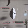 Alfams Modern Geometrik Metal Duvar Saati – Sessiz Mekanizma & Estetik Tasarım Serisi