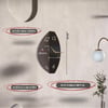Alfams Modern Geometrik Metal Duvar Saati – Sessiz Mekanizma & Estetik Tasarım Serisi