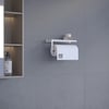 Alfams Modern Raflı Paslanmaz Çelik Metal Rulo Kağıt Havluluk Peçetelik – Banyo & Mutfak Düzenleyici