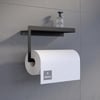 Alfams Modern Raflı Paslanmaz Çelik Metal Rulo Kağıt Havluluk Peçetelik – Banyo & Mutfak Düzenleyici