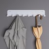 Alfams Ultra Güçlü Yapışkanlı Metal Kapı Arkası Askılık – Duvar Askılığı, Banyo, Mutfak ve Oda Askısı