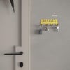 Alfams Welcome Yazılı Metal Anahtar Askılığı – 14 cm Vidalı Ceket ve Takı Organizeri